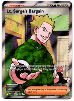 2025 Pokemon Mega Evolution - MEG EN Lt. Surge's Bargain - Image 1