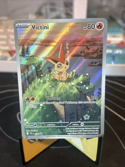 Pokemon TCG Victini 208 Black Star Promo Illustration Rare Card - Image 1