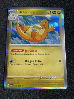 Dragonite 149/165 Holo ENGLISH NM/M Pokemon - 151 - Image 1