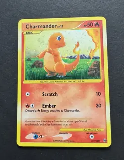 2008 Charmander 101/100 Pokemon Stormfront Holo Secret Rare English - Image 1