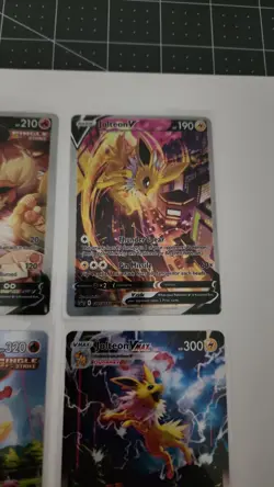 Eeveelution Pokemon Collection Promo Set - Vaporeon Flareon Jolteon VMAX & V NM - Image 2