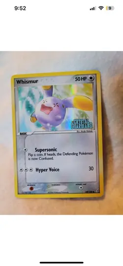 Pokemon TCG Whismur EX Crystal Guardians 69/100 Reverse Holo Common NM - Image 1