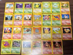 Pokemon TCG Lot Of 27 Base Set - Vintage 1999 Pokemon WOTC - LP OR Better - Image 1