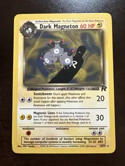 Dark Magneton 28/82 Non-holo Rare LP/MP Pokemon TCG Team Rocket - Image 1