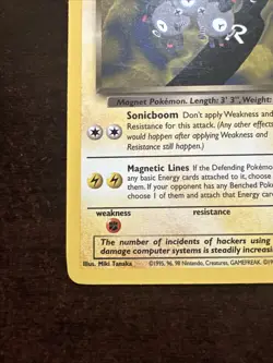 Dark Magneton 28/82 Non-holo Rare LP/MP Pokemon TCG Team Rocket - Image 5