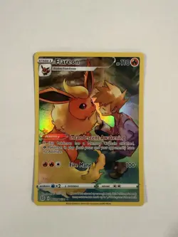 Pokemon TCG Flareon TG01/TG30 Swsh09: Brilliant Stars Trainer Gallery Holo NM - Image 1