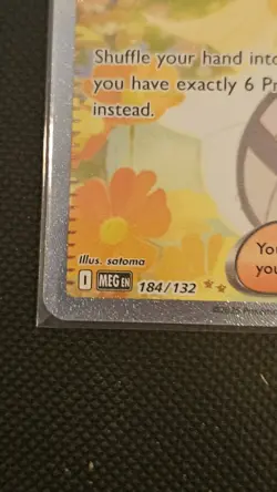 Pokemon TCG Lillie’s Determination 184/132 SIR Mega Evolutions NM/M - Image 5
