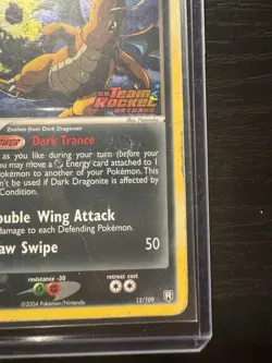 Dark Dragonite #15 2004 Pokemon Ex Team Rocket Returns 6 Rev.Foil - Image 4