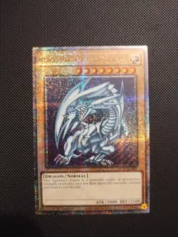 Yugioh! Blue-Eyes White Dragon (Quarter Century Secret Rare) MP24-EN001 NM - Image 1
