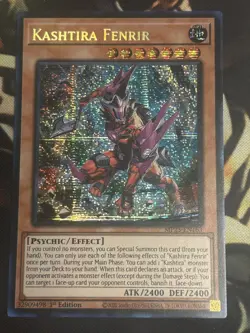 Yugioh: Kashtira Fenrir - MP23-EN163 - Prismatic Secret Rare - 1st Edition - NM - Image 1