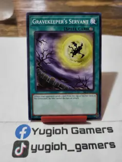 Yu-Gi-Oh Gravekeeper's Servant X3 SRL Common Light Played - Image 1