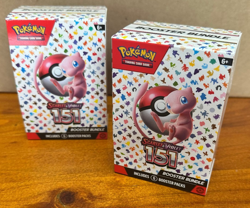 EMPTY BOXES NO CARDS 2x Pokemon 151 Booster Bundle Boxes Empty - Image 1