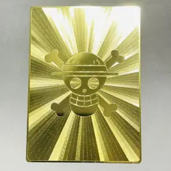 One Piece GOLD METAL CARD - Luffy 5th Gear 2 Card Gift - Image 2
