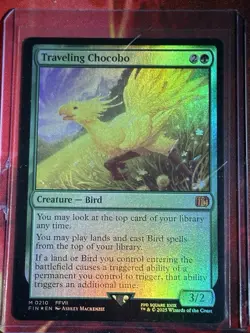 MTG - Traveling Chocobo - Foil - #0210 Final Fantasy - Image 1