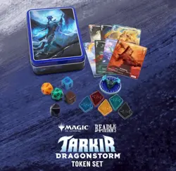 Magic the Gathering Tarkir Dragonstorm Token Set Life Counter Mtg Tokens Metal - Image 1