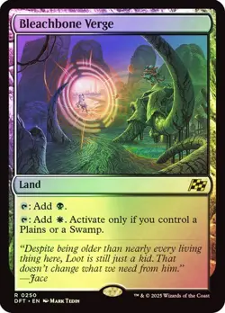 Bleachbone Verge 250 Foil NM MTG Aetherdrift Magic - Image 1