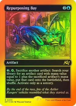 Repurposing Bay (First-Place Foil) 439 Foil NM MTG Aetherdrift Magic - Image 1