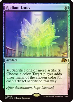 Radiant Lotus 240 Foil NM MTG Aetherdrift Magic - Image 1