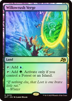 Willowrush Verge 270 Foil NM MTG Aetherdrift Magic - Image 1