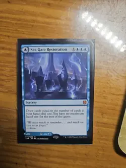 Sea Gate Restoration Zendikar Rising Mythic Rare Card Magic the Gathering - Image 1