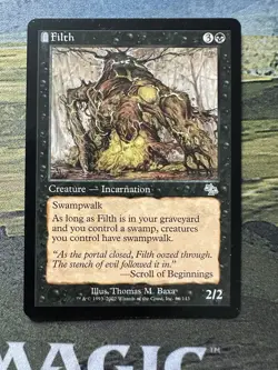 Filth MtG Judgment Regular Magic The Gathering NM 2002 - Image 1