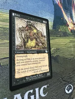 Filth MtG Judgment Regular Magic The Gathering NM 2002 - Image 2