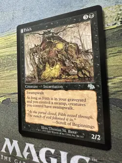Filth MtG Judgment Regular Magic The Gathering NM 2002 - Image 3