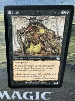 Filth MtG Judgment Regular Magic The Gathering NM 2002 - Image 4