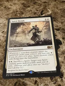 SPIRIT BONDS Magic MTG M15 Core Set LP - Image 1