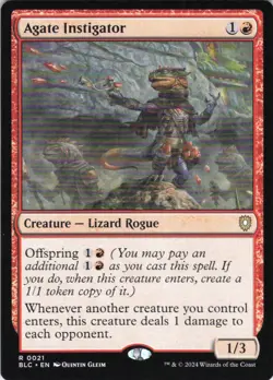 MTG Agate Instigator (21) | NM | Commander: Bloomburrow {BLC} - Image 1