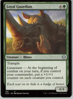 Loyal Guardian U Starter Commander Decks 198 Near Mint - Image 1