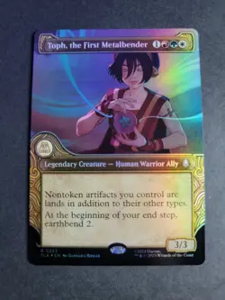 Toph, the First Metalbender (Showcase Foil) Rare MTG Avatar - Image 1