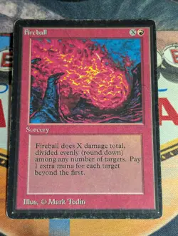 ??MTG Beta Fireball ?? MP - Image 1