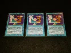 MTG 1x Revised blue rare MP Italian FBB Stasis - ships w/ tracking - Image 1
