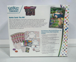 Pokemon 151 ETB Pokemon Center Elite Trainer Box ETB New & Factory *Sealed* MEW - Image 3