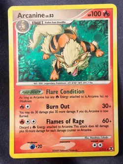Arcanine - 1/111 - Pokemon Card Rising Rivals Holo Card LP - Image 1
