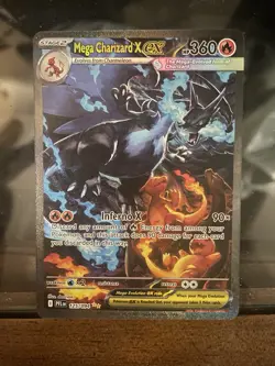 Mega Charizard X ex 125/094 SIR Phantasmal Flames Pokemon Card NM - Image 3
