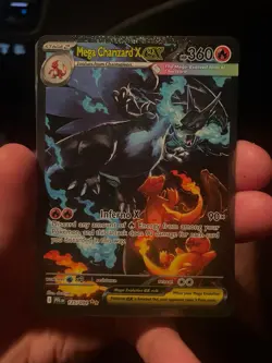 Mega Charizard X ex 125/094 SIR Phantasmal Flames Pokemon Card NM - Image 4