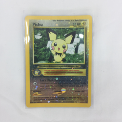 2001 Pokemon Black Star Promo Reverse Holo Card 35 Pichu - Image 1