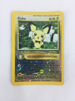 2001 Pokemon Black Star Promo Reverse Holo Card 35 Pichu - Image 2