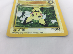 2001 Pokemon Black Star Promo Reverse Holo Card 35 Pichu - Image 5