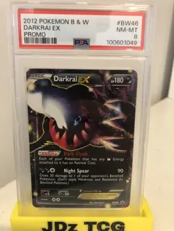 PSA 8 Darkrai EX #BW46. Pokemon B&W Black Star Promo 2012. POP 34 - Image 3