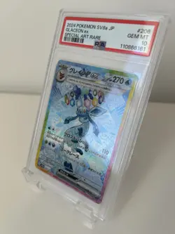 PSA 10 2024 Pokemon SV8a Glaceon ex #206 Special Art Rare - Image 2