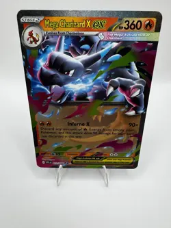 Mega Charizard Ex 013/094 Phantasmal Flames Pokemon Card - Image 1