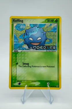 VINTAGE POKEMON 2005 KOFFING 62/107 Ex DEOXYS - REVERSE HOLO -STAMPED - MP+ LP- - Image 2