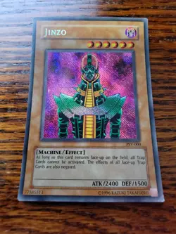 Yu-Gi-Oh! Jinzo PSV-000 Secret Rare Unlimited MP - Image 1