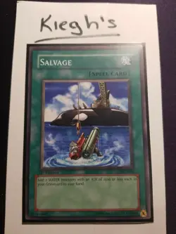 Yugioh Salvage *IOC-096 - 1st Edition - Played* - Image 1