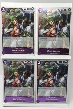 Zoro-Juurou OP05-067 Awakening of the New Era Foil X4 Cards - Image 1
