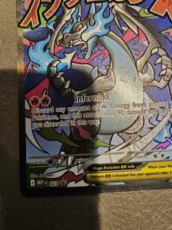 PHANTASMAL FLAMES MEGA CHARIZARD X EX 023 ENG BLACK STAR PROMO. Actual Card Now! - Image 4