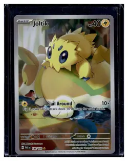 Pokemon TCG Joltik Paradox Rift Holo Card 196/182 Illustration Rare NM- - Image 1